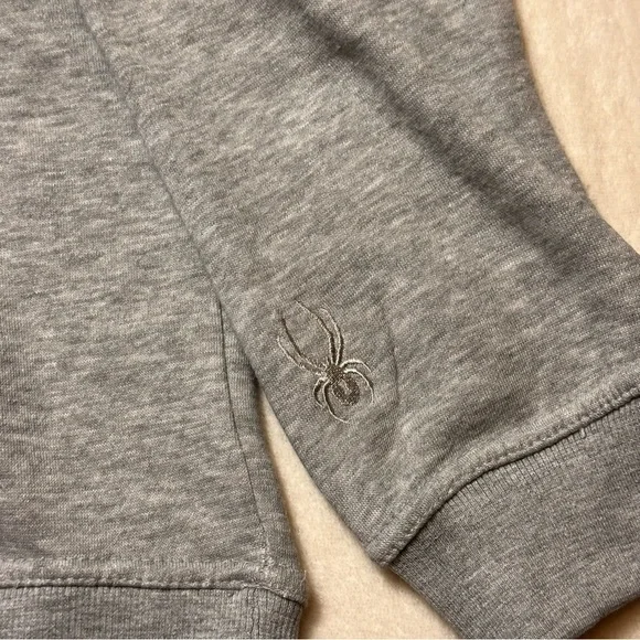 Spyder Men’s Light Grey Fleece Crew Neck Sweatshirt Size XLarge NWT - Picture 11 of 12
